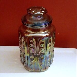 INDIANA Carnival Glass Canister